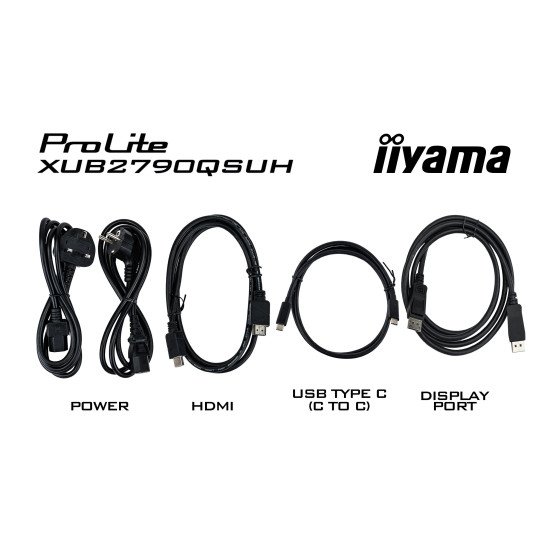 iiyama ProLite XUB2790QSUH-B2 écran PC 68,6 cm (27") 2560 x 1440 pixels Wide Quad HD LED Noir