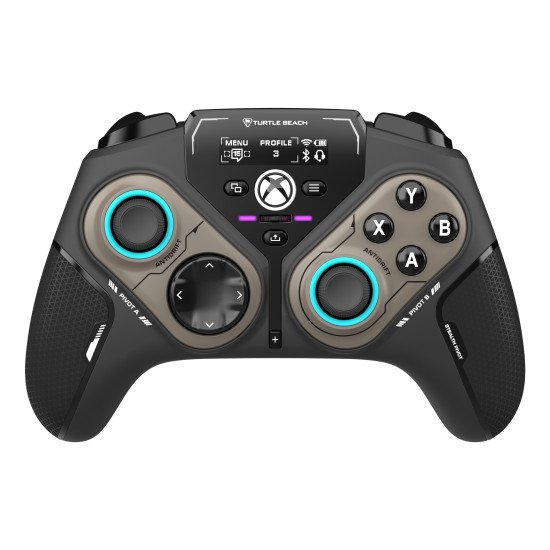 Turtle Beach Stealth Pivot – Manette intelligente sans fil - PC Windows, Xbox Series X|S, Xbox One, appareils Android – Modules pivotants, écran tableau de bord, sticks à effet Hall, boutons reprogrammables, Bluetooth Turtle Beach Stealth Pivot – Manette intelligente sans fil - PC Windows, Xbox Series X|S, Xbox One, appareils Android – Modules pivotants, écran tableau de bord, sticks à effet Hall, boutons reprogrammables, Bluetooth