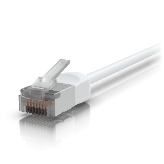 Ubiquiti UACC-Cable-Patch-Outdoor-C6A-1M-W câble de réseau Blanc Cat6a F/UTP (FTP)