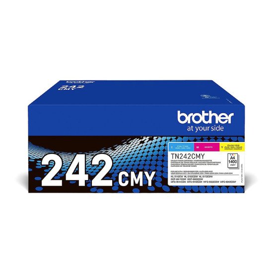 Brother TN-242CMY Cartouche de toner 1 pièce(s) Original Cyan, Magenta, Jaune