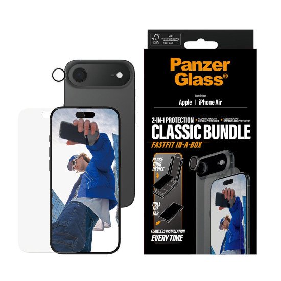 PanzerGlass PG78316 écran et protection arrière de téléphones portables Protection d'écran transparent Apple