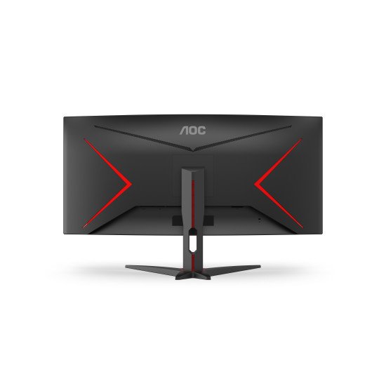 AOC G2 CU34G2XE/BK écran PC 86,4 cm (34") 3440 x 1440 pixels Noir, Rouge