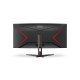 AOC G2 CU34G2XE/BK écran PC 86,4 cm (34") 3440 x 1440 pixels Noir, Rouge