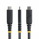 StarTech.com Câble USB4 de 1m, 40 Gbps, Câble USB-C Certifié USB-IF, 240 W PD, 8K 60Hz/4K 240Hz DP2.1 DP40, Gaine TPE, Compatible Thunderbolt 4 - Cordon USB-C Noir