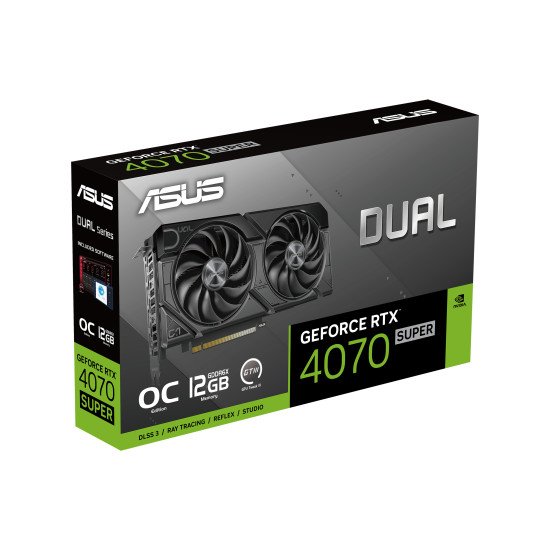 ASUS Dual -RTX4070S-O12G-EVO NVIDIA GeForce RTX 4070 SUPER 12 Go GDDR6X