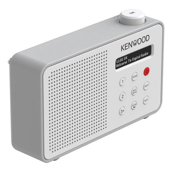 Kenwood CR-M25DAB-W Radio portable Numérique Blanc