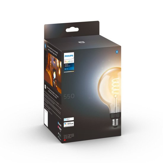 Philips Pack de 1 G125 E27 Filament Globe Philips Pack de 1 G125 E27 Filament Globe