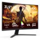AOC G4 C32G42ZE écran PC 80 cm (31.5") 1920 x 1080 pixels Full HD LED Noir, Rouge