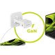 Mobile Origin MO-PW26-WHT chargeur d'appareils mobiles Universel Noir Secteur Charge rapide Intérieure