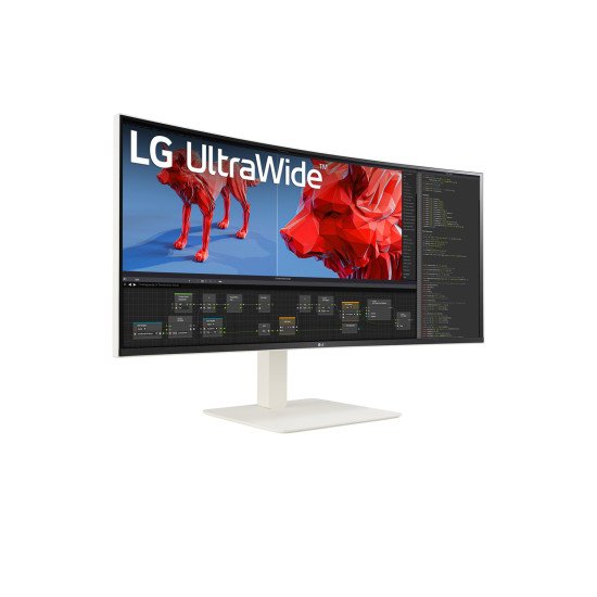 LG 38BR85QC-W écran PC 96,5 cm (38") 3840 x 1600 pixels UltraWide Quad HD+ LCD Blanc