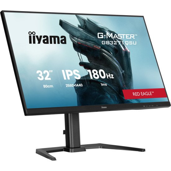 iiyama GB3271QSU-B2 écran PC 81,3 cm (32") 1440 x 2560 pixels Quad HD LED Noir iiyama GB3271QSU-B2 écran PC 81,3 cm (32") 1440 x 2560 pixels Quad HD LED Noir