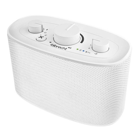 Albrecht Klaro Enceinte portable stéréo Blanc 4 W