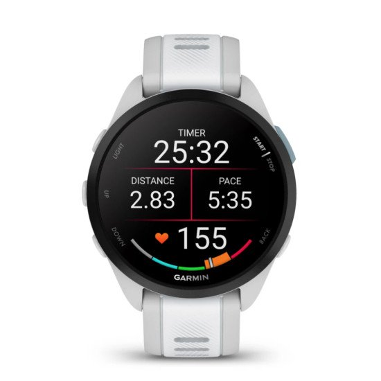 Garmin Forerunner 165 3,05 cm (1.2") AMOLED 43 mm Numérique 390 x 390 pixels Écran tactile Gris GPS (satellite)