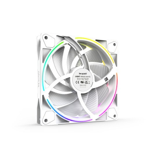 be quiet! LIGHT WINGS Boitier PC Ventilateur 14 cm Blanc 3 pièce(s)