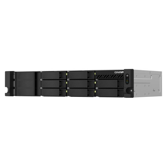 QNAP TS-873AeU-RP NAS Rack (2 U) Ryzen Embedded V1500B 4 Go DDR4 0 To QuTS hero Noir QNAP TS-873AeU-RP NAS Rack (2 U) Ryzen Embedded V1500B 4 Go DDR4 0 To QuTS hero Noir