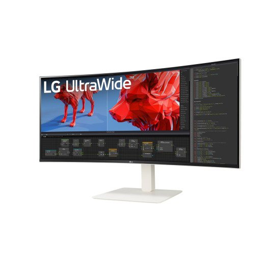 LG 38BR85QC-W écran PC 96,5 cm (38") 3840 x 1600 pixels UltraWide Quad HD+ LCD Blanc