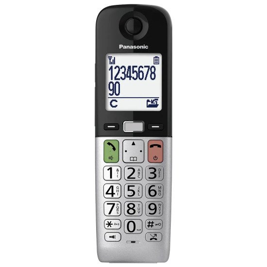 Panasonic KX-TGU430 Téléphone DECT Identification de l'appelant Noir, Gris