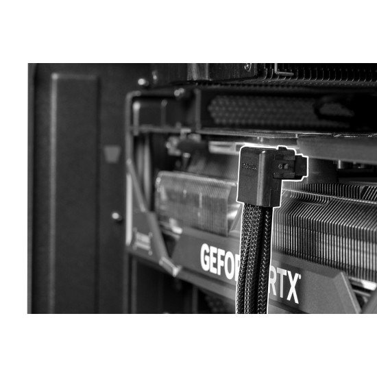 be quiet! 12V-2x6 / 12VHPWR 90° Cable PCI-E 0,7 m be quiet! 12V-2x6 / 12VHPWR 90° Cable PCI-E 0,7 m
