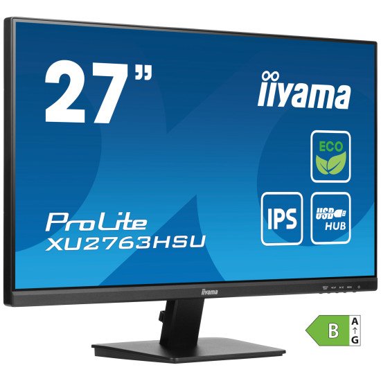 iiyama ProLite XU2763HSU-B1 écran PC 68,6 cm (27") 1920 x 1080 pixels Full HD LED Noir