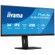 iiyama ProLite XUB3493WQSU-B6 écran PC 86,4 cm (34") 1440 x 3440 pixels UltraWide Quad HD LED Noir
