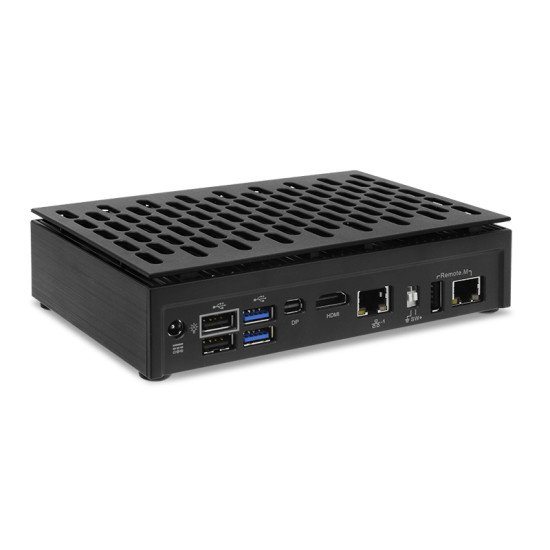 Aopen DE3650 N6210 mini PC Intel® Celeron® 4 Go DDR4-SDRAM 64 Go eMMC Noir