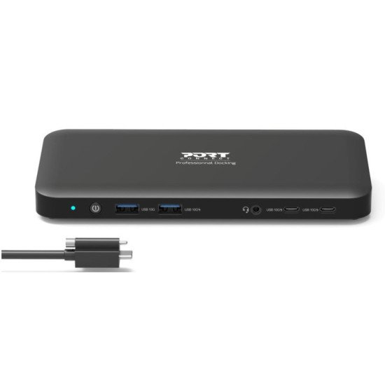 Port Designs PORT Connect Station d'accueil bureau 3 X 4 USB-C 11 périphériques 100W