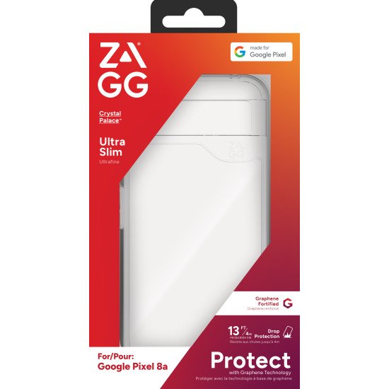 ZAGG Crystal Palace coque de protection pour téléphones portables 15,5 cm (6.1") Housse Transparent