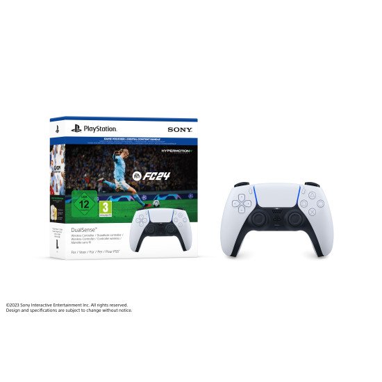 Sony Bundle Controller wireless DualSense – EA SPORTS FC 24 Noir, Blanc Bluetooth Manette de jeu Analogique/Numérique PlayStation 5