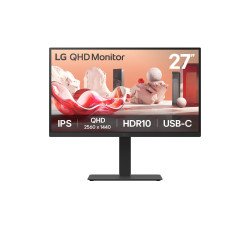 LG 27BA75QB-B.AEU écran PC 68,6 cm (27") 2560 x 1440 pixels Wide Quad HD LED Noir LG 27BA75QB-B.AEU écran PC 68,6 cm (27") 2560 x 1440 pixels Wide Quad HD LED Noir