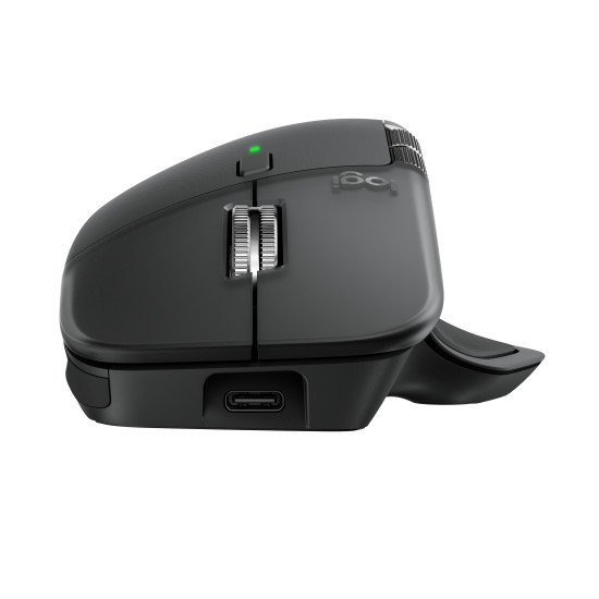 Logitech MX Master 4 souris Bureau Droitier RF sans fil + Bluetooth Laser 8000 DPI