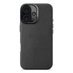 Decoded Leather Case coque de protection pour téléphones portables 15,5 cm (6.1") Housse Noir