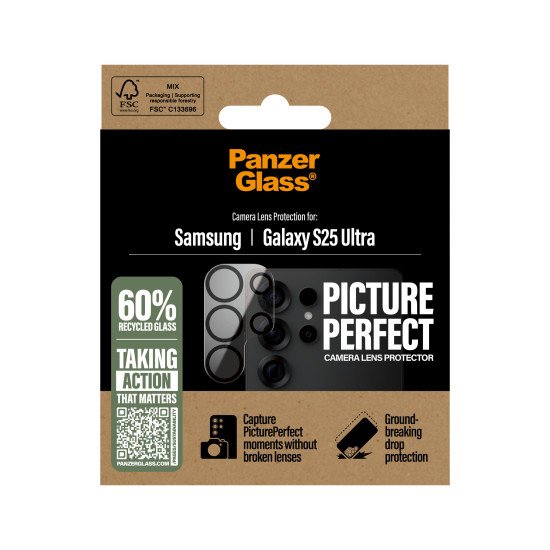 PanzerGlass ® PicturePerfect Camera Lens Protector Samsung Galaxy S25 Ultra Protection d'écran transparent 1 pièce(s)