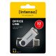 Intenso Clé USB Office Line, 32 Go, USB-A, 3.2 Gen 1x1, noir-argent Intenso Clé USB Office Line, 32 Go, USB-A, 3.2 Gen 1x1, noir-argent