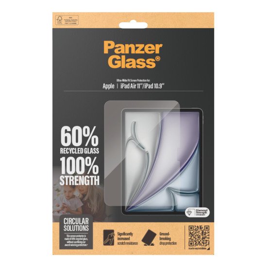 PanzerGlass ® Screen Protector iPad Air 11'' (2024-2025) | iPad 10.9'' (2022) | iPad 11'' (2025) | Ultra-Wide Fit Protection d'écran transparent Apple 1 pièce(s) PanzerGlass ® Screen Protector iPad Air 11'' (2024-2025) | iPad 10.9'' (2022) | iPad 11'' (2025) | Ultra-Wide Fit Protection d'écran transparent Apple 1 pièce(s)