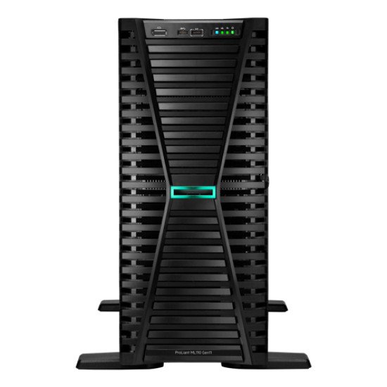 HPE ProLiant ML110 Gen11 serveur 960 Go Tour (4.5U) Intel® Xeon® Silver 4514Y 2 GHz 64 Go DDR5-SDRAM 2000 W HPE ProLiant ML110 Gen11 serveur 960 Go Tour (4.5U) Intel® Xeon® Silver 4514Y 2 GHz 64 Go DDR5-SDRAM 2000 W