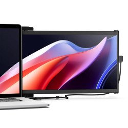 Mobile Pixels Duex Max DS écran PC 35,8 cm (14.1") 1920 x 1080 pixels Full HD LCD Noir