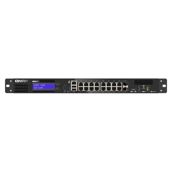 QNAP QGD-1600 Géré Gigabit Ethernet (10/100/1000) 1U Noir, Gris QNAP QGD-1600 Géré Gigabit Ethernet (10/100/1000) 1U Noir, Gris