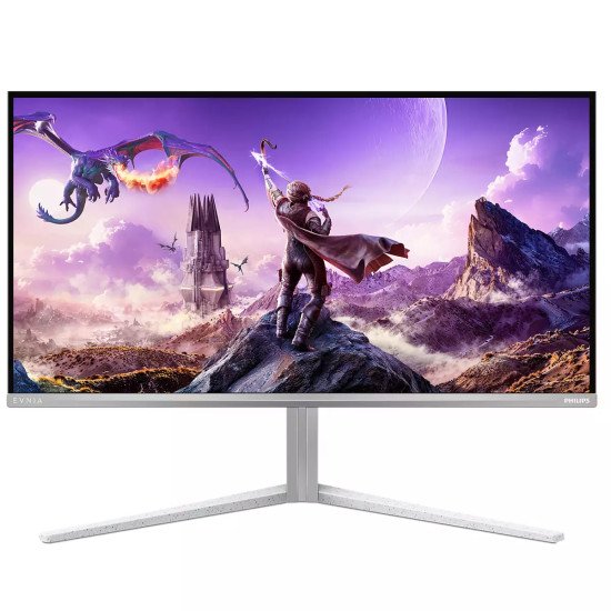 Philips Evnia 6000 32M2N6901A/00 écran PC 80 cm (31.5") 3840 x 2160 pixels 4K Ultra HD QD-OLED Blanc