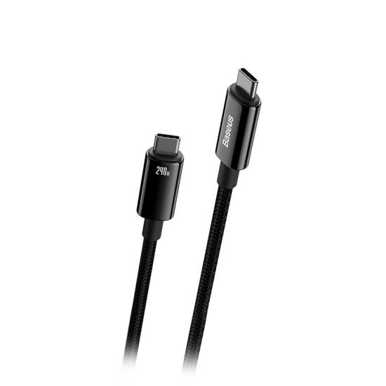 Baseus CAWJ040101 câble USB USB 2.0 2 m USB C Noir