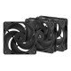 ARCTIC Freezer P14 Pro Reverse - 3 Pack Boitier PC Ventilateur 14 cm Noir 3 pièce(s)