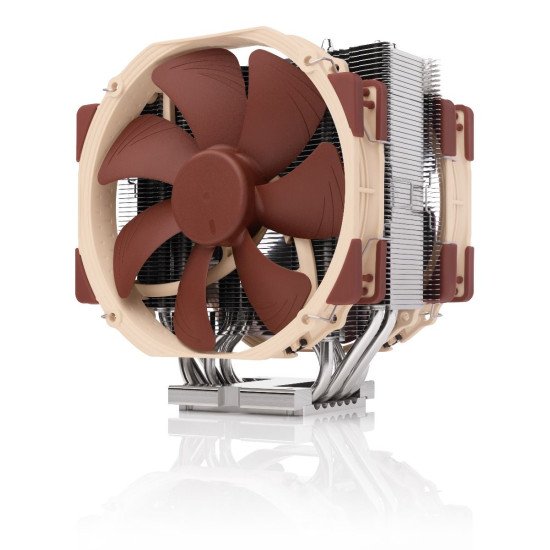 Noctua NH-U14S DX-4677 ventirad 14 cm Marron, Châtain clair, Argent