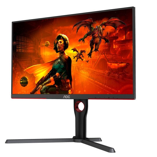 AOC G3 U27G3X écran PC 68,6 cm (27") 3840 x 2160 pixels 4K Ultra HD LED Noir, Rouge