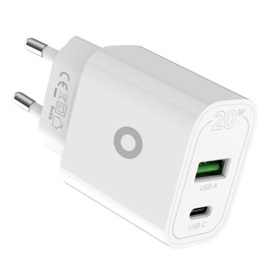 Mobile Origin MO12 Universel Blanc Secteur Charge rapide Intérieure