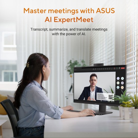 ASUS ExpertCenter P600 AiO PM670KA-BPE011X Copilot+ PC AMD Ryzen AI 7 350 68,6 cm (27") 1920 x 1080 pixels PC All-in-One 16 Go DDR5-SDRAM 512 Go SSD Windows 11 Pro Wi-Fi 6 (802.11ax) Noir