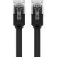 Goobay 95387 câble de réseau Noir 5 m Cat6 U/UTP (UTP) Plat