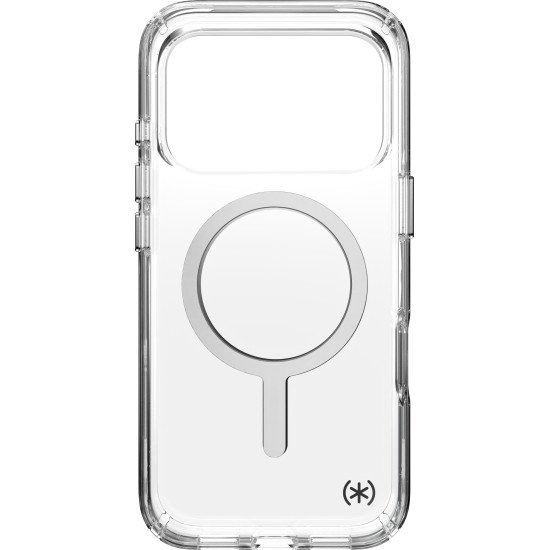 Speck Presidio Perfect Clear + MS Apple iPhone 17 Pro Clear - with Microban coque de protection pour téléphones portables 16 cm (6.3") Housse Transparent