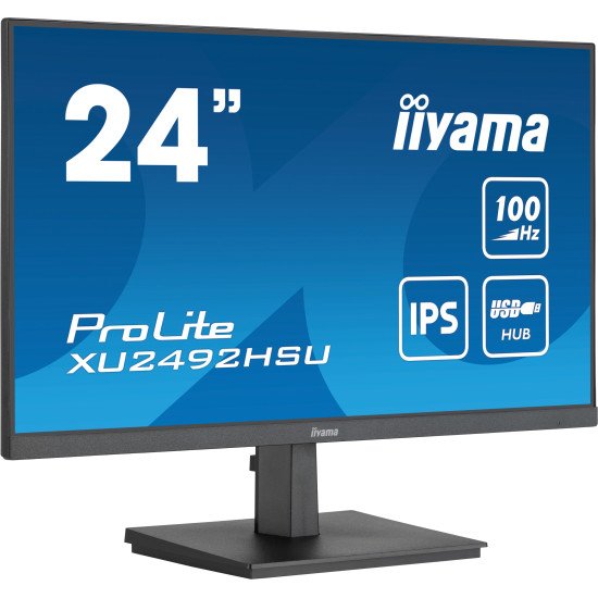 iiyama ProLite écran PC 60,5 cm (23.8") 1920 x 1080 pixels Full HD LED Noir