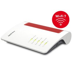FRITZ! Box 5690 routeur sans fil 2.5 Gigabit Ethernet Bi-bande (2,4 GHz / 5 GHz) Rouge, Blanc