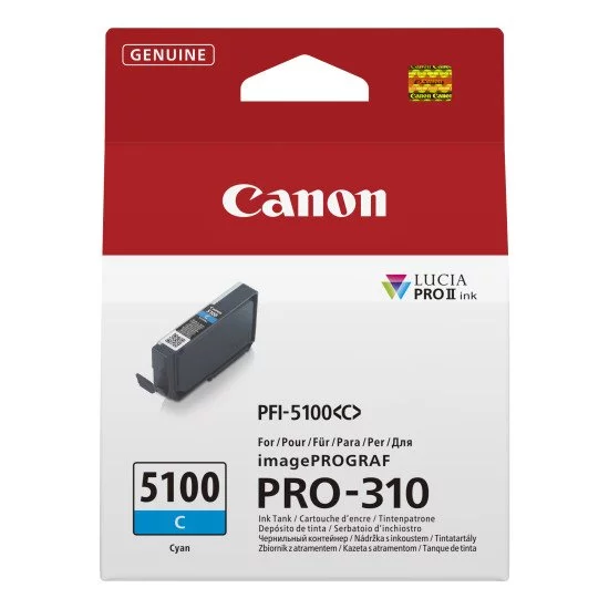 Canon PFI-5100 C cartouche d'encre 1 pièce(s) Original Cyan