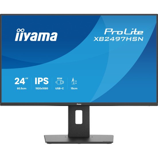 iiyama ProLite XB2497HSN-B1 écran PC 60,5 cm (23.8") 1920 x 1080 pixels Full HD LED Noir